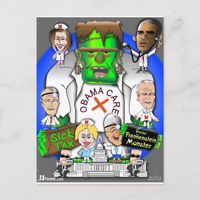 Carte Postale Défendre Obama (Devant)