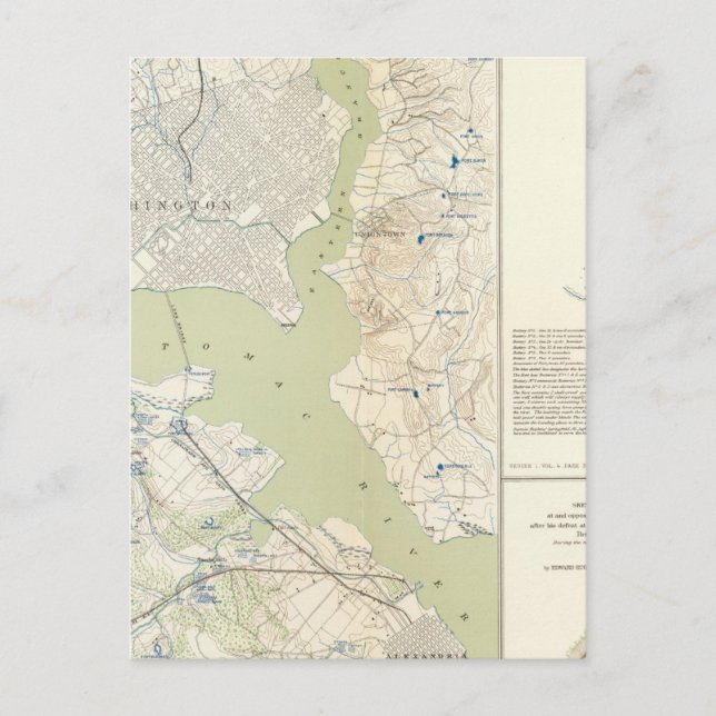 Carte Postale Défendre Washington (Devant)