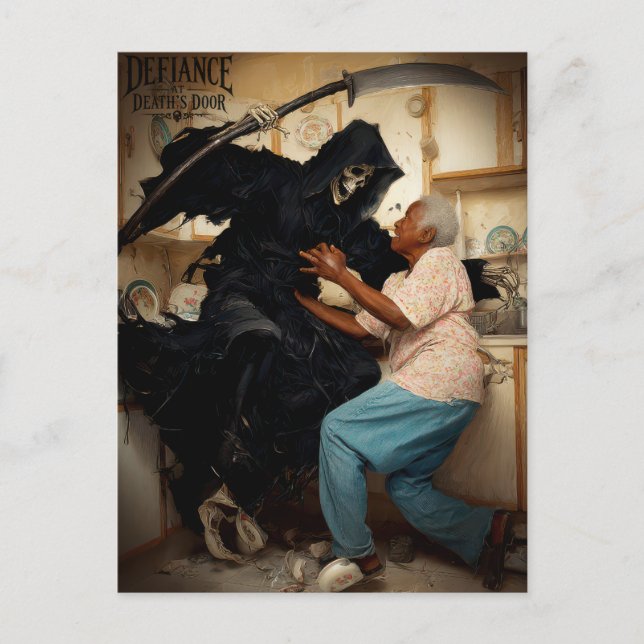 Carte Postale Défi à la porte de la mort - Luce (Devant)