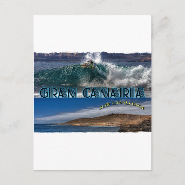 Carte Postale Défi Surf Gran Canaria (Devant)