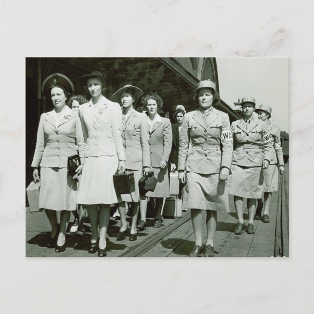 Carte Postale Défilé des recrues de l'AAF 1942 (Devant)