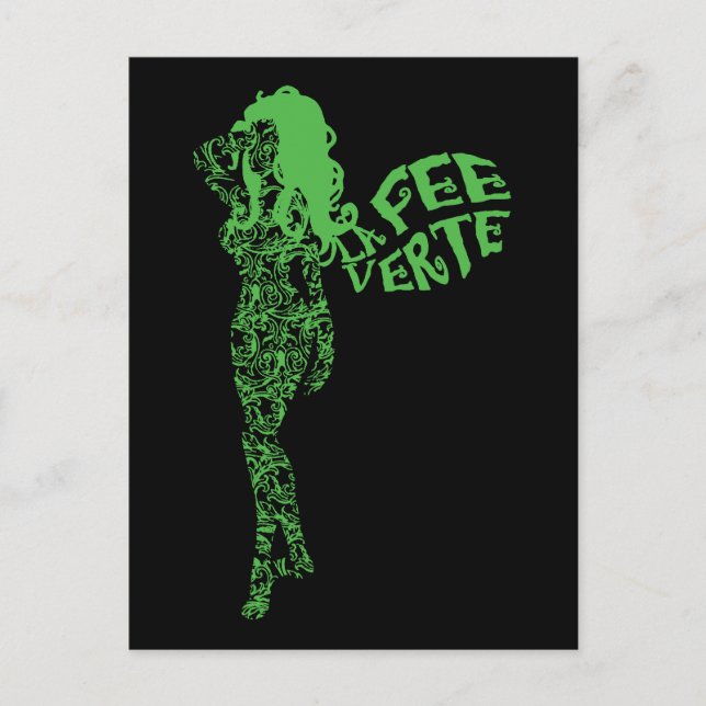Carte Postale Défilé La Fee Verte (Devant)