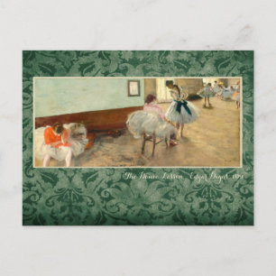 Carte Postale Degas "La leçon de danse"