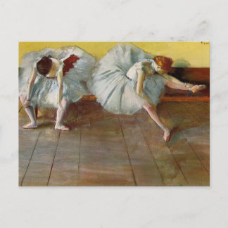 Carte postale Degas Two Ballet Dancers