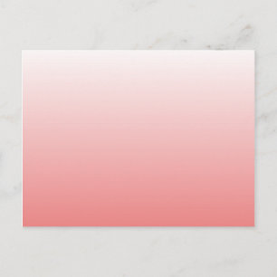 Carte Postale Dégradé Corail Clair