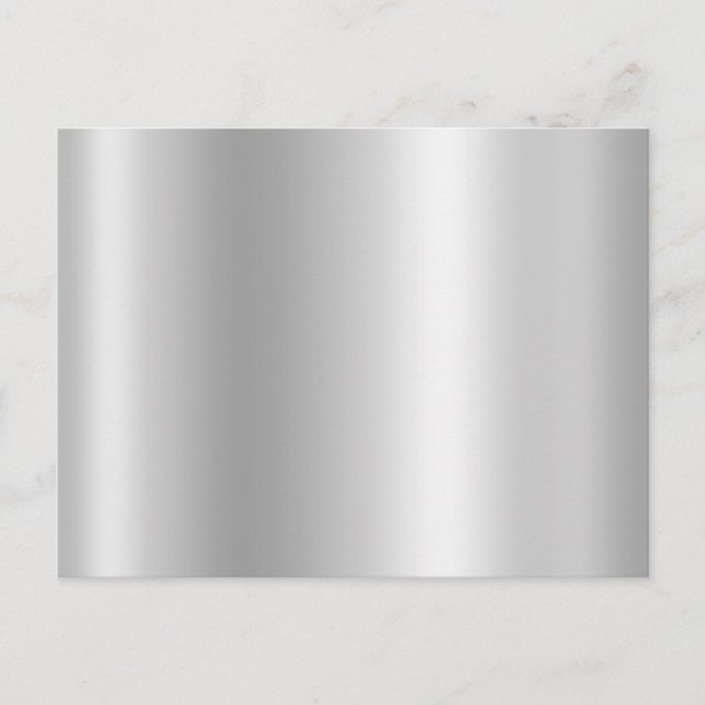 Carte Postale Dégradé de papier alu gris argent clair (Devant)
