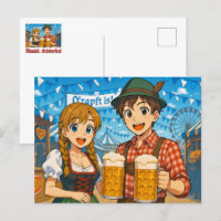 Dégustation de bière pendant l'Oktoberfest à Munic
