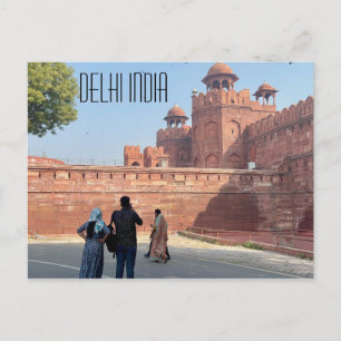 Carte postale Dehli India fort