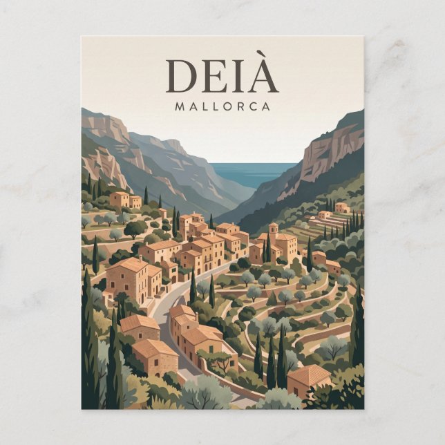 Carte Postale Deià Espagne (Devant)
