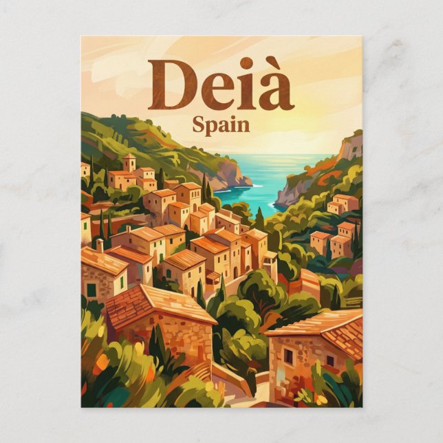 Carte Postale Deià Espagne (Devant)
