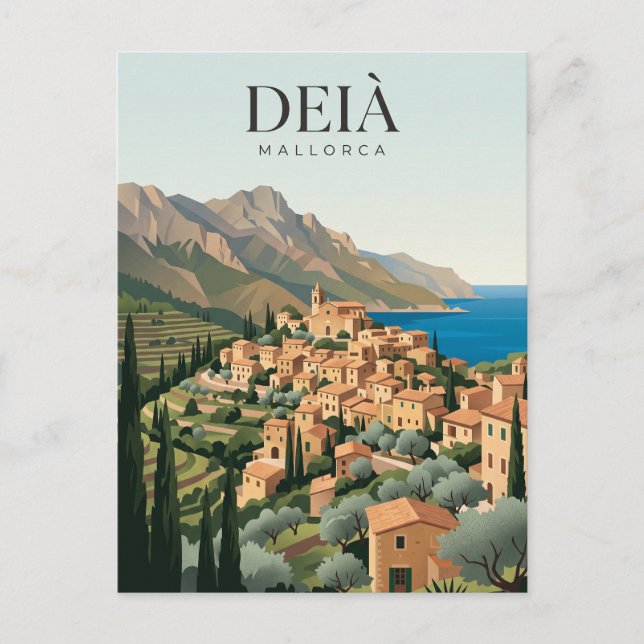 Carte Postale Deià Espagne (Devant)