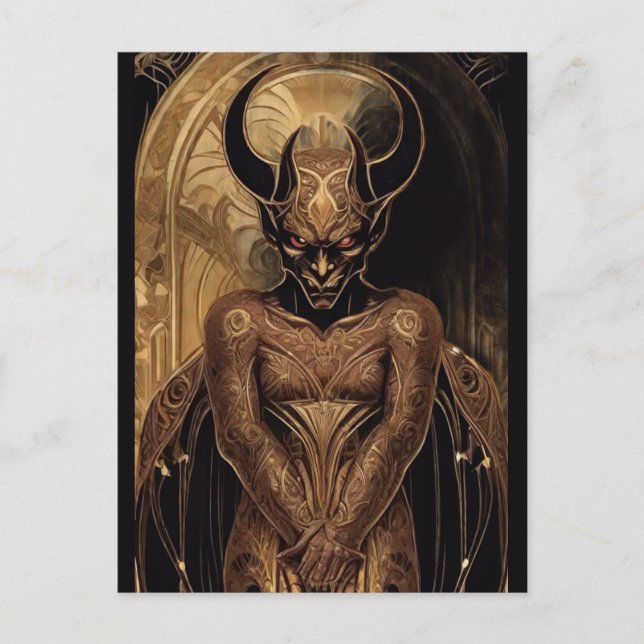 Carte Postale Deilish Demon Art (Devant)