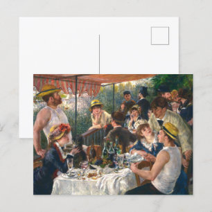 Carte Postale Déjeuner de la fête nautique   Renoir