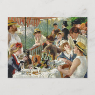Carte Postale Déjeuner du Boating Party Renoir Vintage