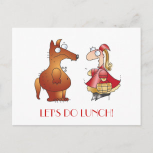 Carte Postale DÉJEUNONS ! par April McCallum