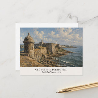 Carte postale d'El Morro – Vieille ville de San Ju