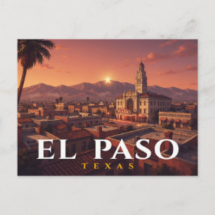 Carte postale d'El Paso   Souvenir du théâtre Plaz