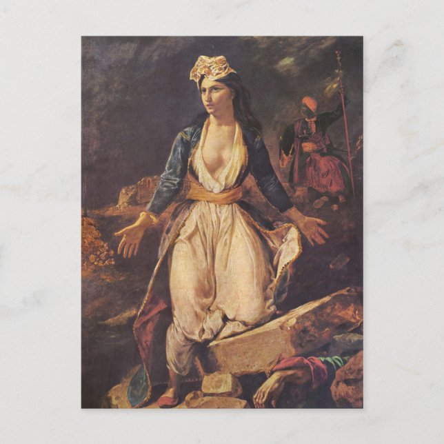 Carte Postale Delacroix Art (Devant)
