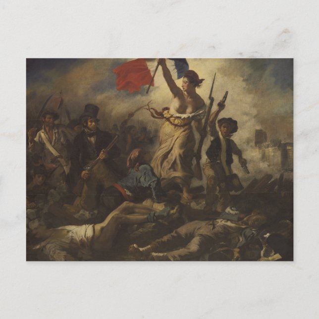 Carte Postale Delacroix Art (Devant)