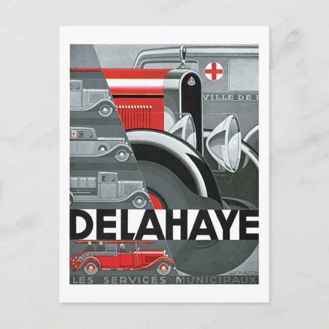 Carte Postale Delahaye (Devant)