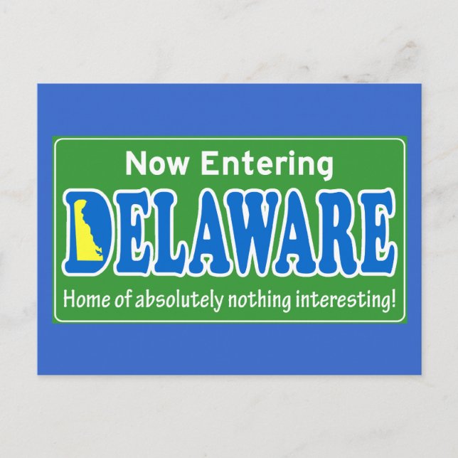 Carte Postale Delaware (Devant)