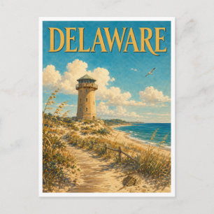 Carte Postale Delaware Cape Henlopen GeoSaga