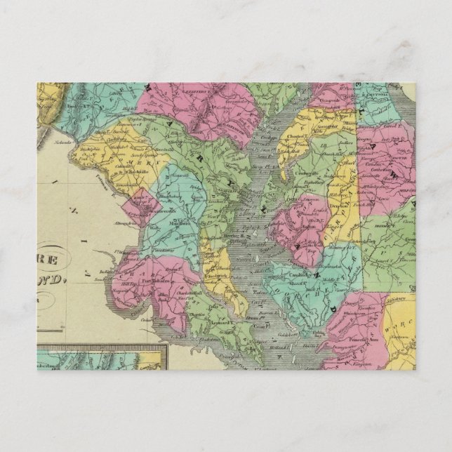 Carte Postale Delaware Et MaryLand (Devant)
