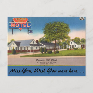 Carte Postale Delaware, Pleasant Hill Motel