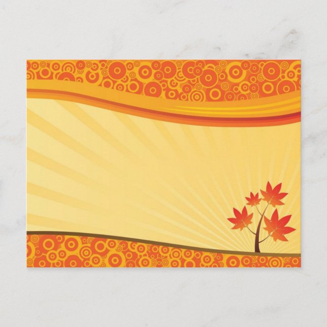 Carte Postale Délice d'octobre (Devant)