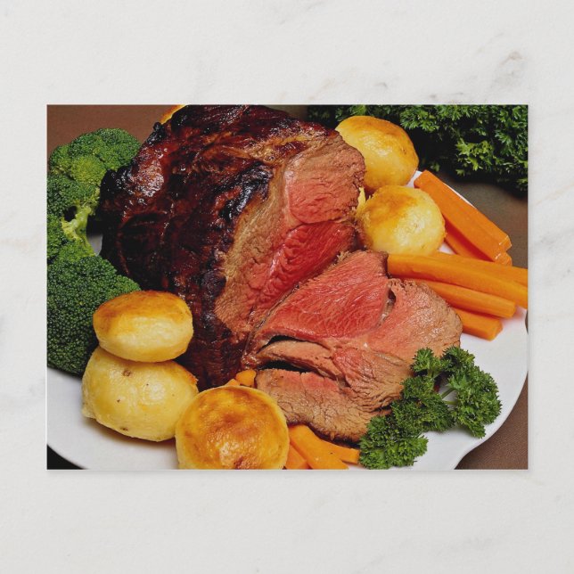 Carte Postale Délicieux Roast beef (Devant)
