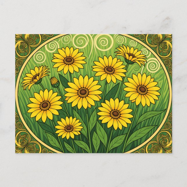 Carte Postale Délires Art Nouveau (Devant)