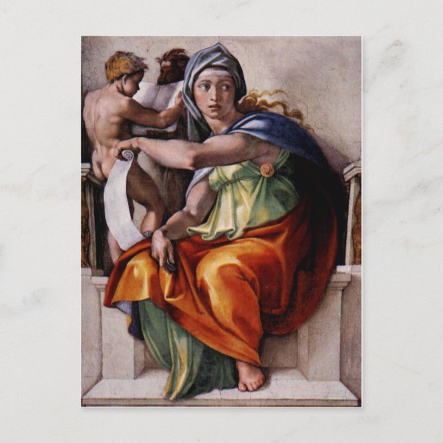 Carte postale Delphic Sibyl (Devant)