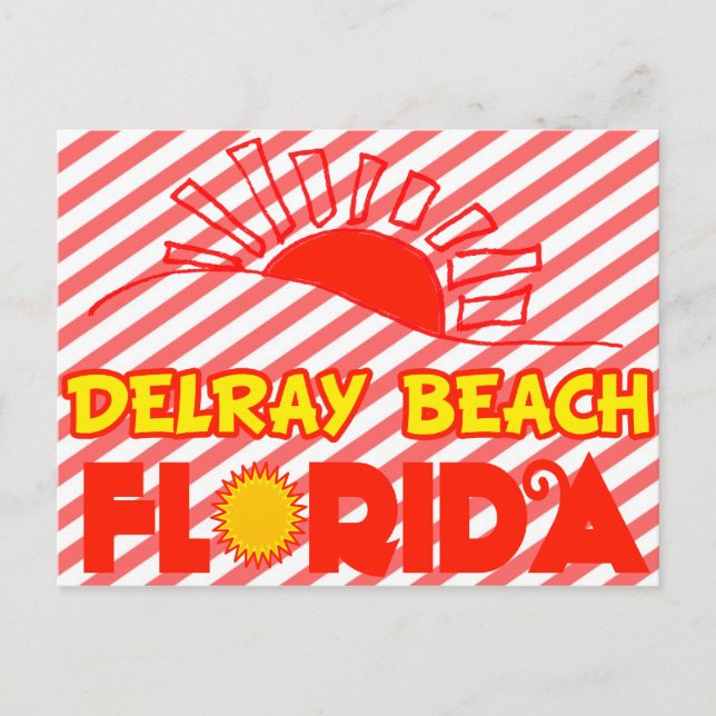 Carte Postale Delray Beach, Floride (Devant)