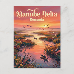 Carte Postale Delta du Danube Roumanie