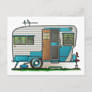 Carte Postale Deluxe Camper Trailer