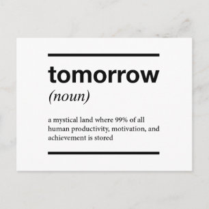 Carte Postale Demain Conception Inspirante