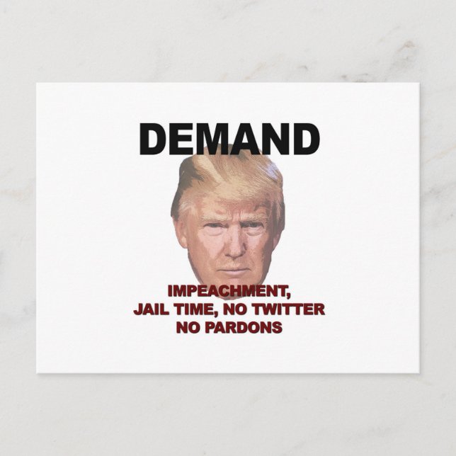 Carte Postale Demande D'Imputation, Prison, Pas De Twitter, Pas  (Devant)