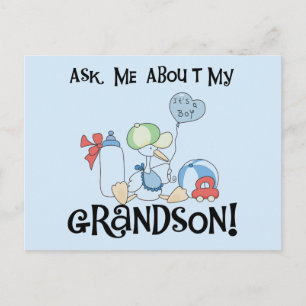 Carte Postale Demander à propos de mes tee-shirts et cadeaux pou