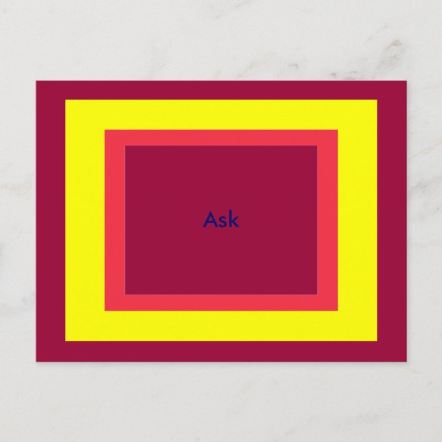 Carte Postale Demandez - ! CdC PoserGibney Zazzle (Devant)
