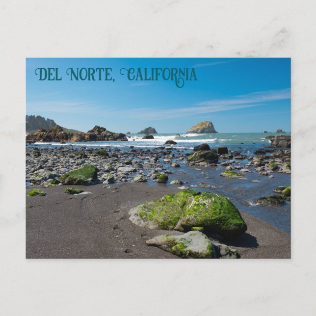 Carte Postale DeMartin Beach Del Norte California (Devant)