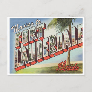 Carte Postale Déménagement à Fort Lauderdale Florida Adresse Vin