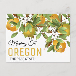 Carte Postale Déménagement en Oregon Changement d'adresse