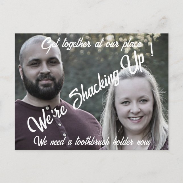 Carte Postale Déménager ensemble fête drôle se réunir (Devant)