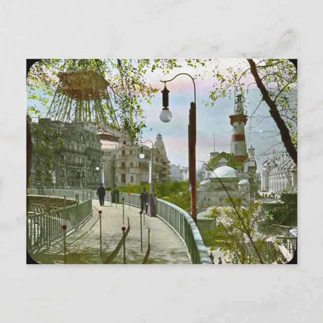 Carte Postale Déménager le trottoir dans la Poste de Paris (Devant)