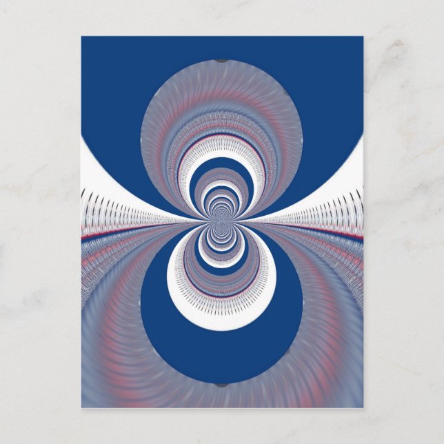 Carte Postale Demi bleu (Devant)