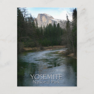 Carte Postale Demi-dôme dans le parc national de Yosemite, Calif
