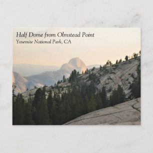 Carte Postale Demi-dôme de Olmstead Point, Yosemite, CA Postca