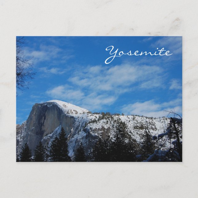 Carte Postale Demi-dôme en hiver (Devant)