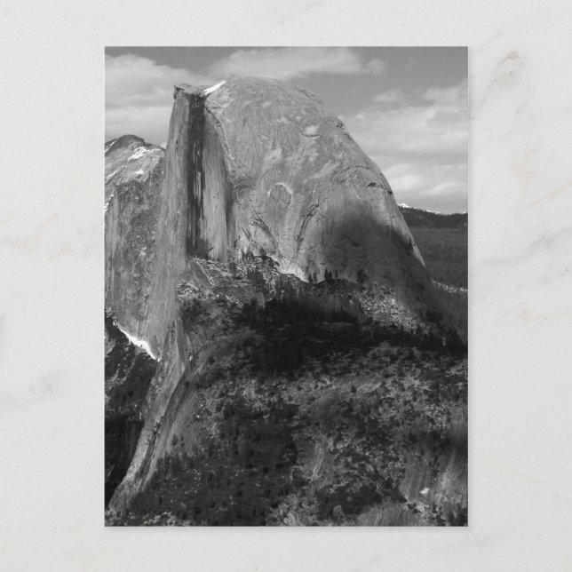 Carte Postale Demi-dôme noir et blanc (Devant)
