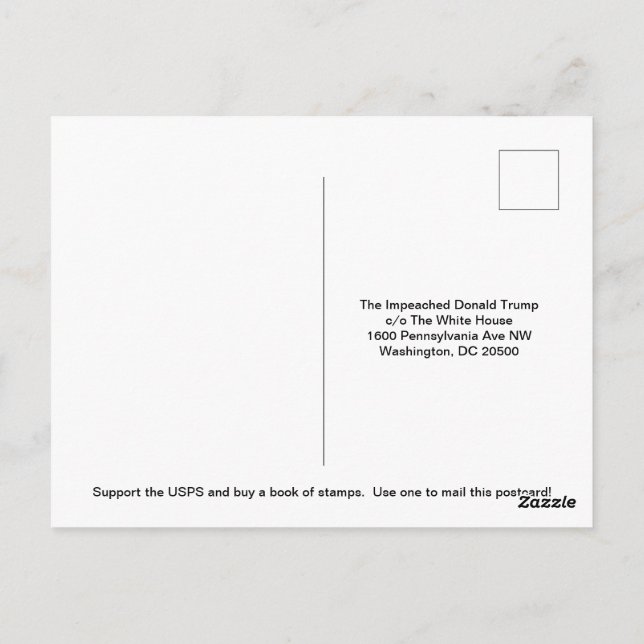 CARTE POSTALE DÉMISSIONNER MAINTENANT (Dos)